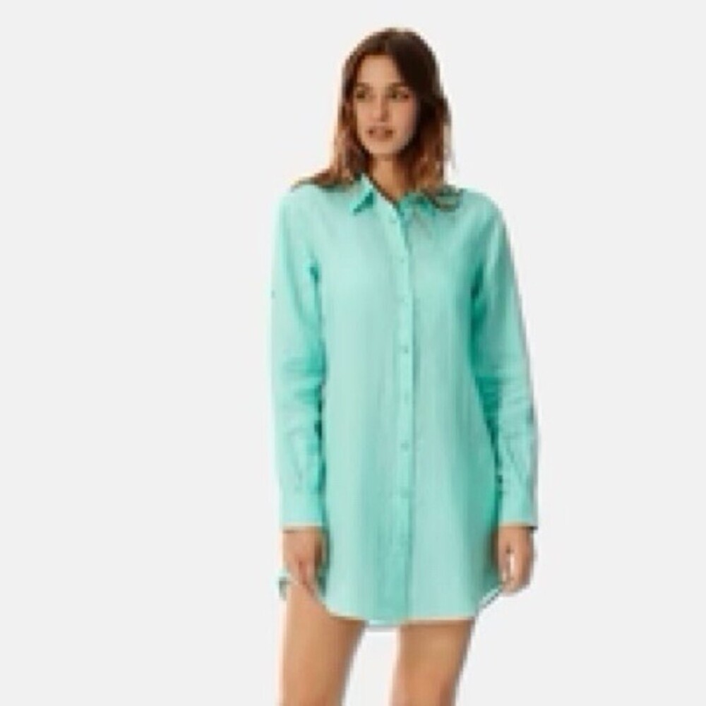 NEW Vilebrequin Riviera Shirtdress Dress Size Medium (107)